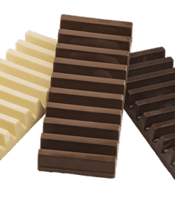 Tableta De Chocolate Blanco, Leche y Semi Amargo por 700g.